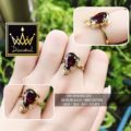  Nhẫn THIỀM THỪ Garnet Đỏ